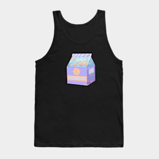 covid carton, Space milk, Food, Cute, Planets, Galaxy, Pastel Tank Top